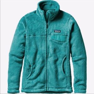 Patagonia Re-Tool Fleece Full Zip Jacket- Teal